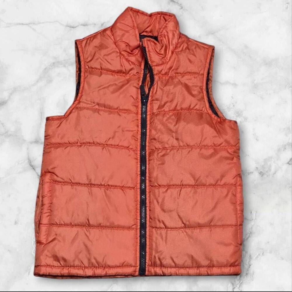 OshKosh B'gosh Orange Puffer Vest Size 10